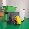 Low Cost Single Shaft Shredder for Plastic Lumps